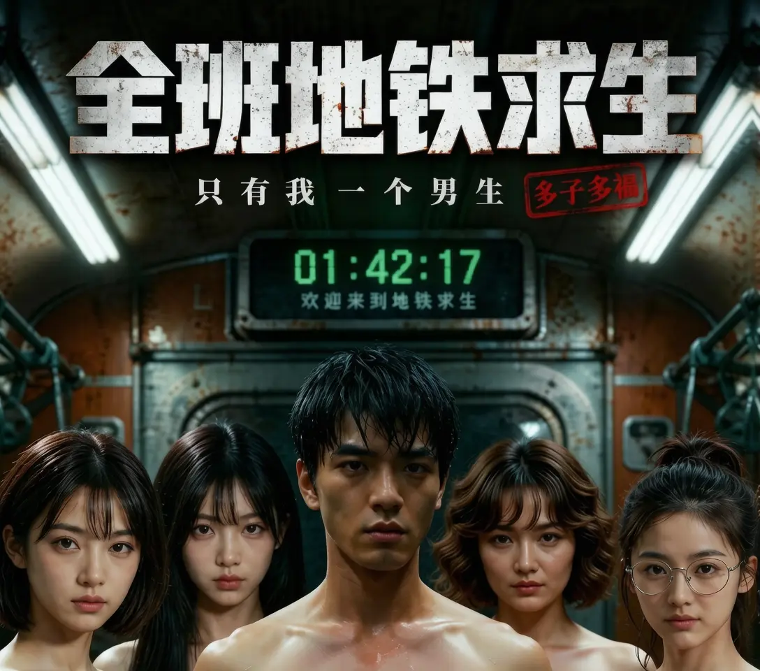 《全班地铁求生，只有我一个男生》黄果AI短剧全集1080P超高清未删减-末日生存题材神作免费在线观看全班地铁求生