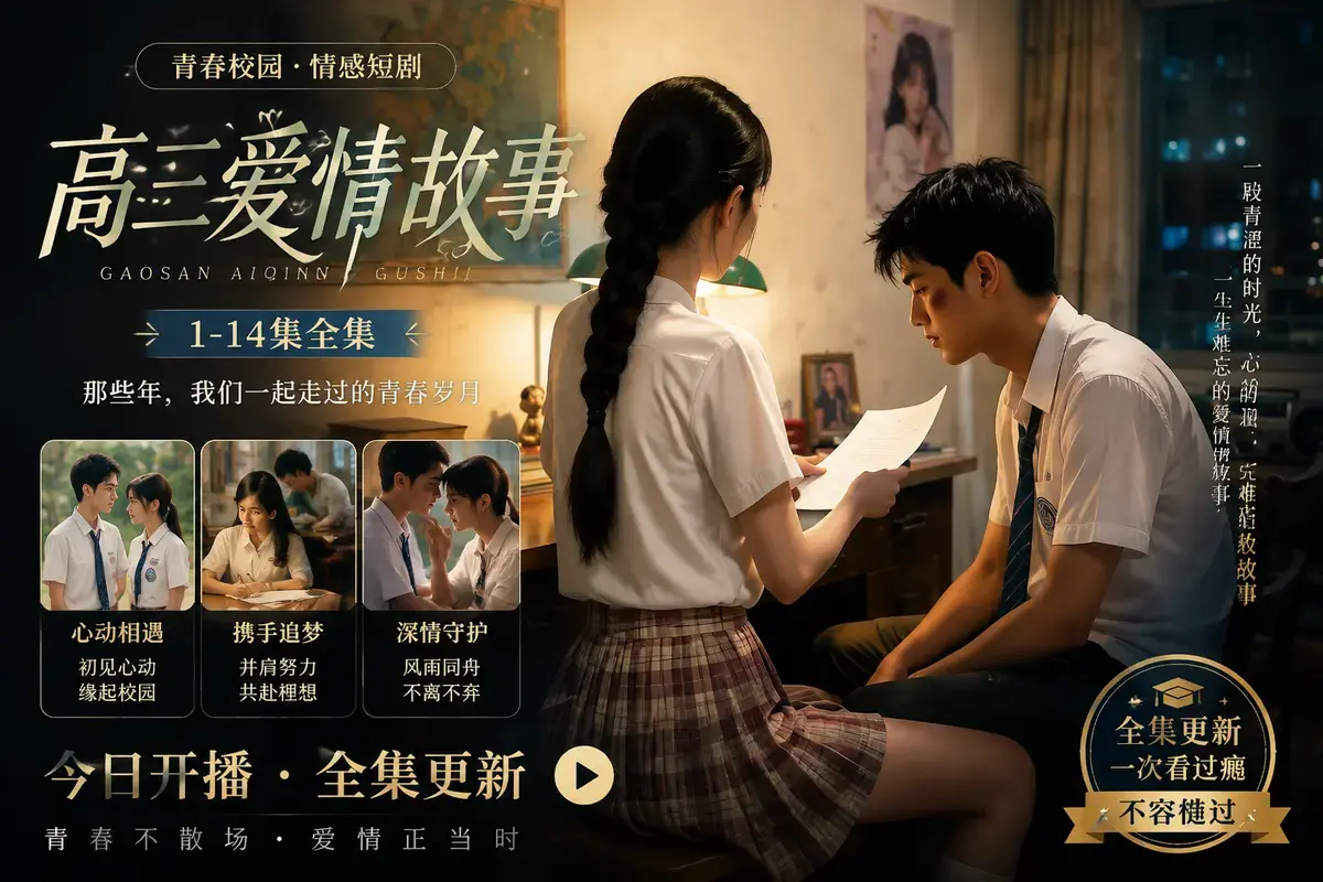 《AI短剧：B中爱情故事》全集高清在线观看-心动篇重逢篇1080P中字完整版免费看-百度网盘极速下载