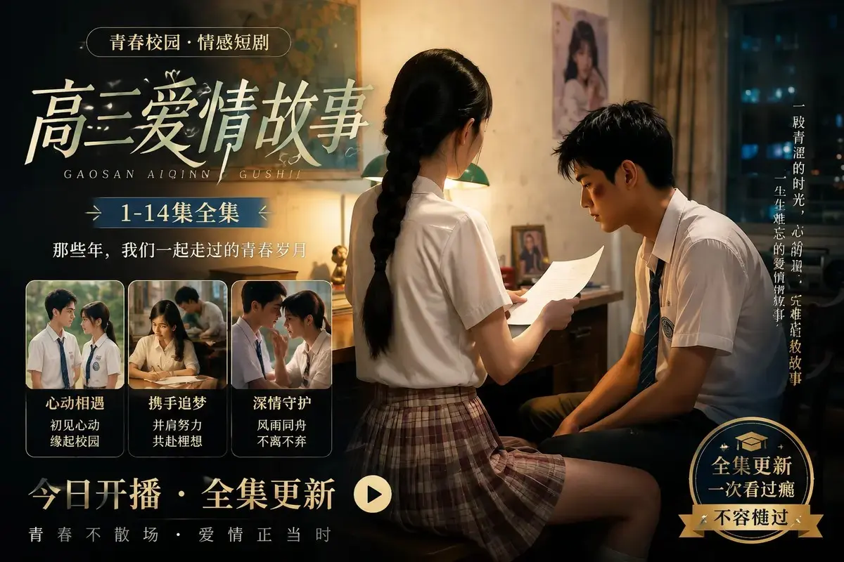 《高三爱情故事》高清未删减全集在线观看 - 黄果魔改AI短剧系列 - 蓝光修复中文字幕版 - 百度阿里云盘资源直链